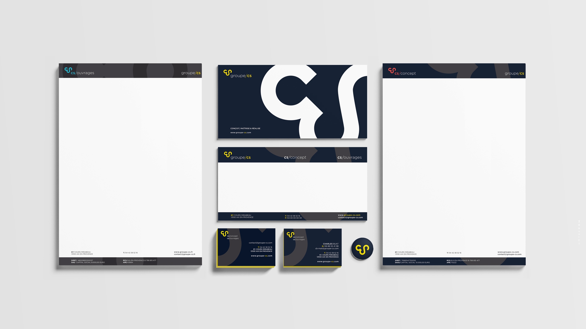 Projet Groupe CS - Branding - Agence-S