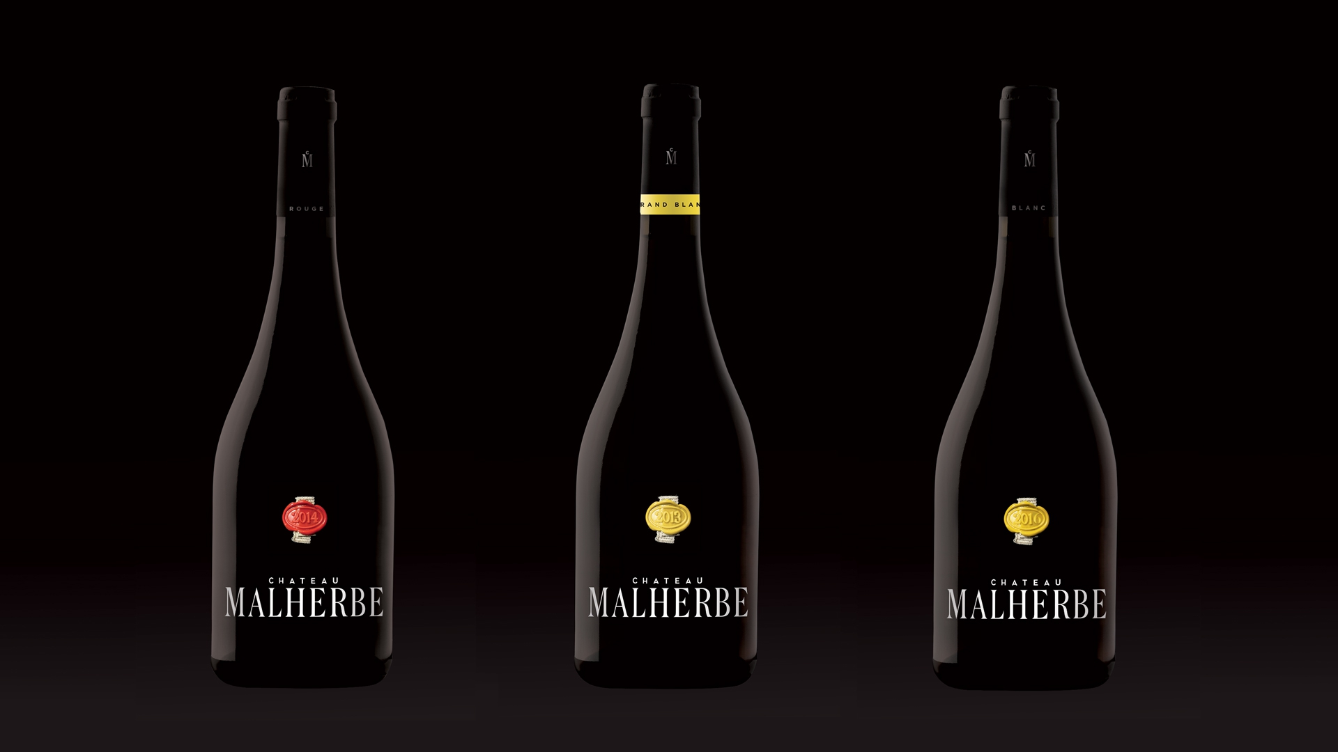Projet Château Malherbe - Etiquette vin - Agence-S