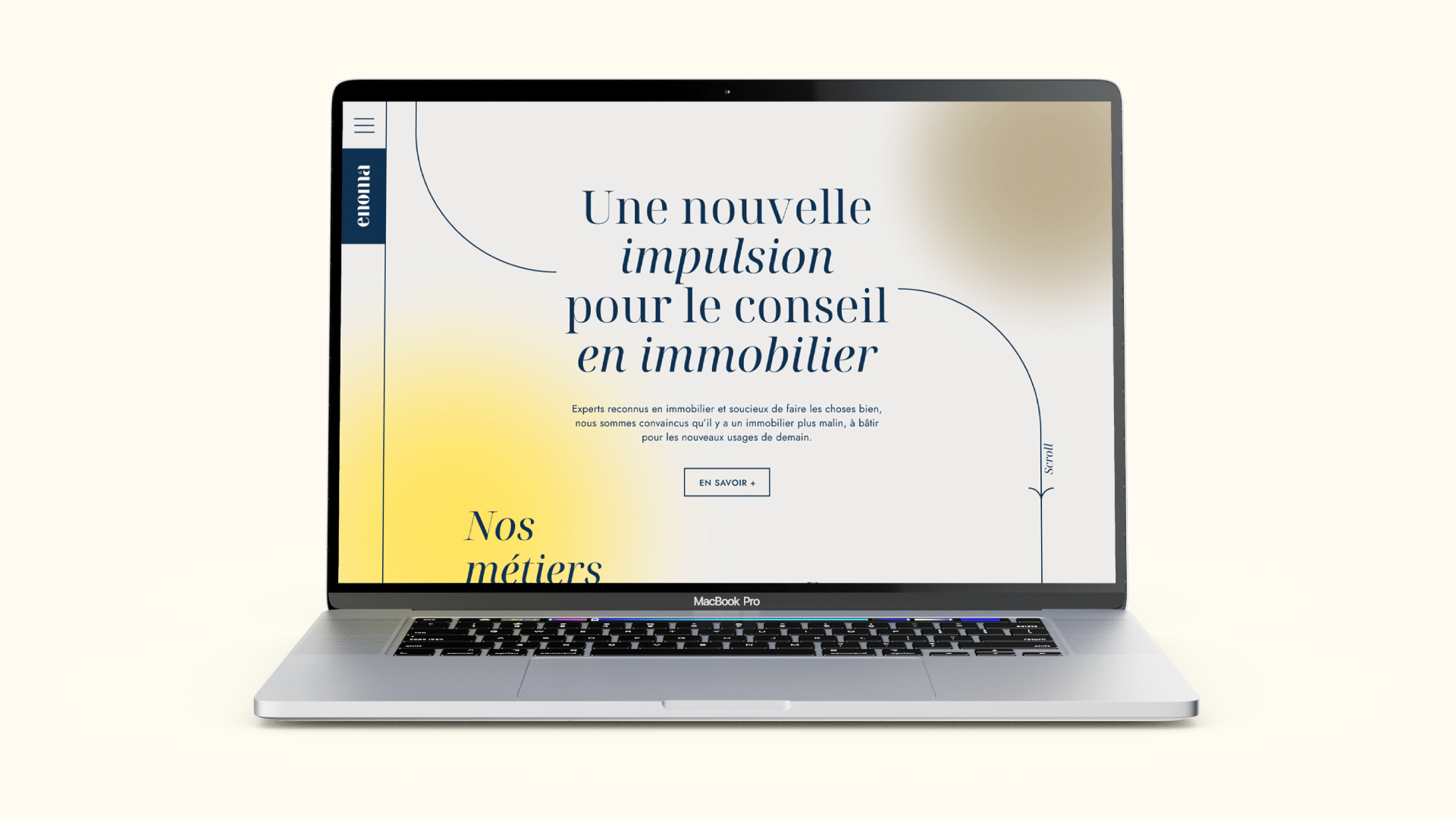Enoma immobilier site internet Agence-S